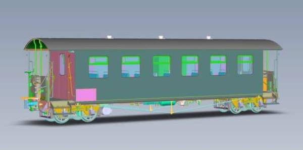 Kiss 700306 - Personenwagen C4i der DR, Rekowagen